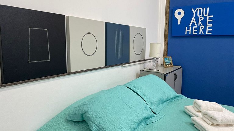 Studio Mobiliado no Centro | Aluguel por Temporada SJBV