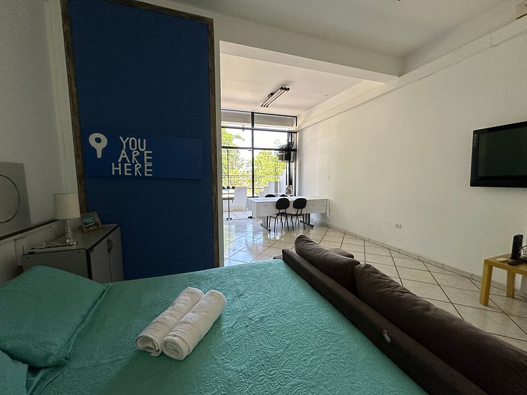 Studio Mobiliado no Centro | Aluguel por Temporada SJBV