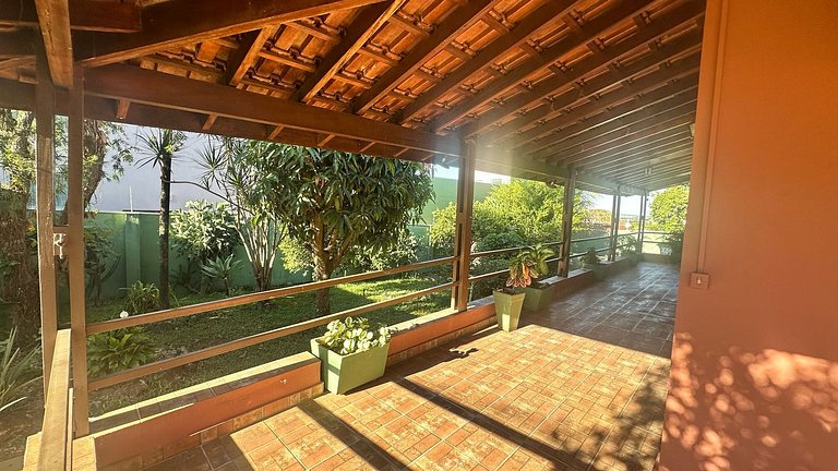 Quarto 1 - Refugio Verde Aconchegante com Ar-Cond.