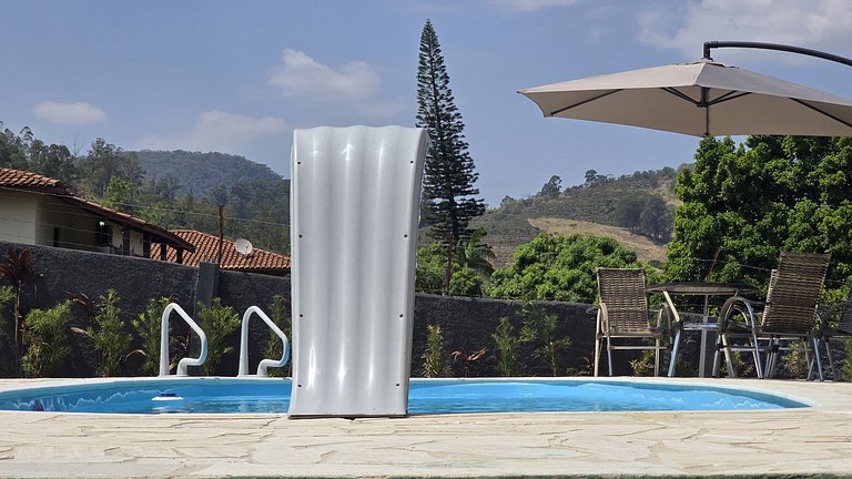 Suíte em Águas da Prata com Vista e Ar-Condicionado