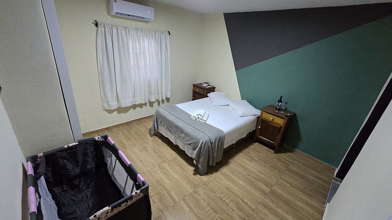 Suíte em Águas da Prata com Vista e Ar-Condicionado