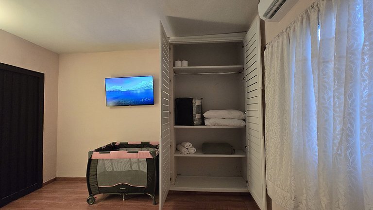 Suíte em Águas da Prata com Vista e Ar-Condicionado