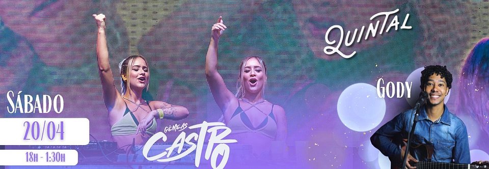 Gêmeas Castro no Quintal - 20/04